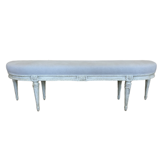 French D-Shaped Bench