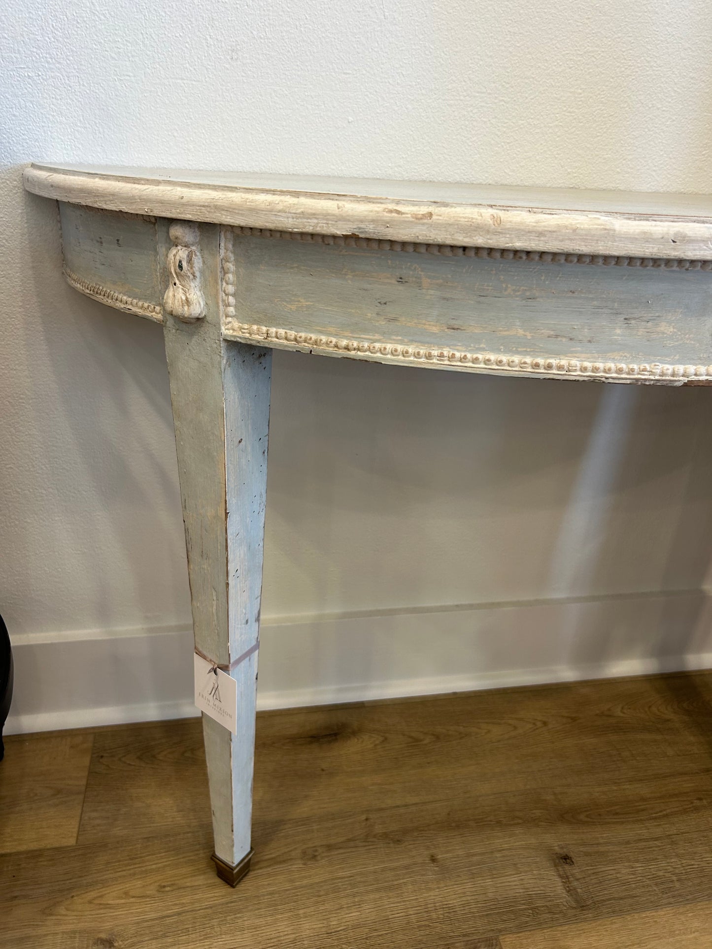 Pair of French Painted French Dimilunes