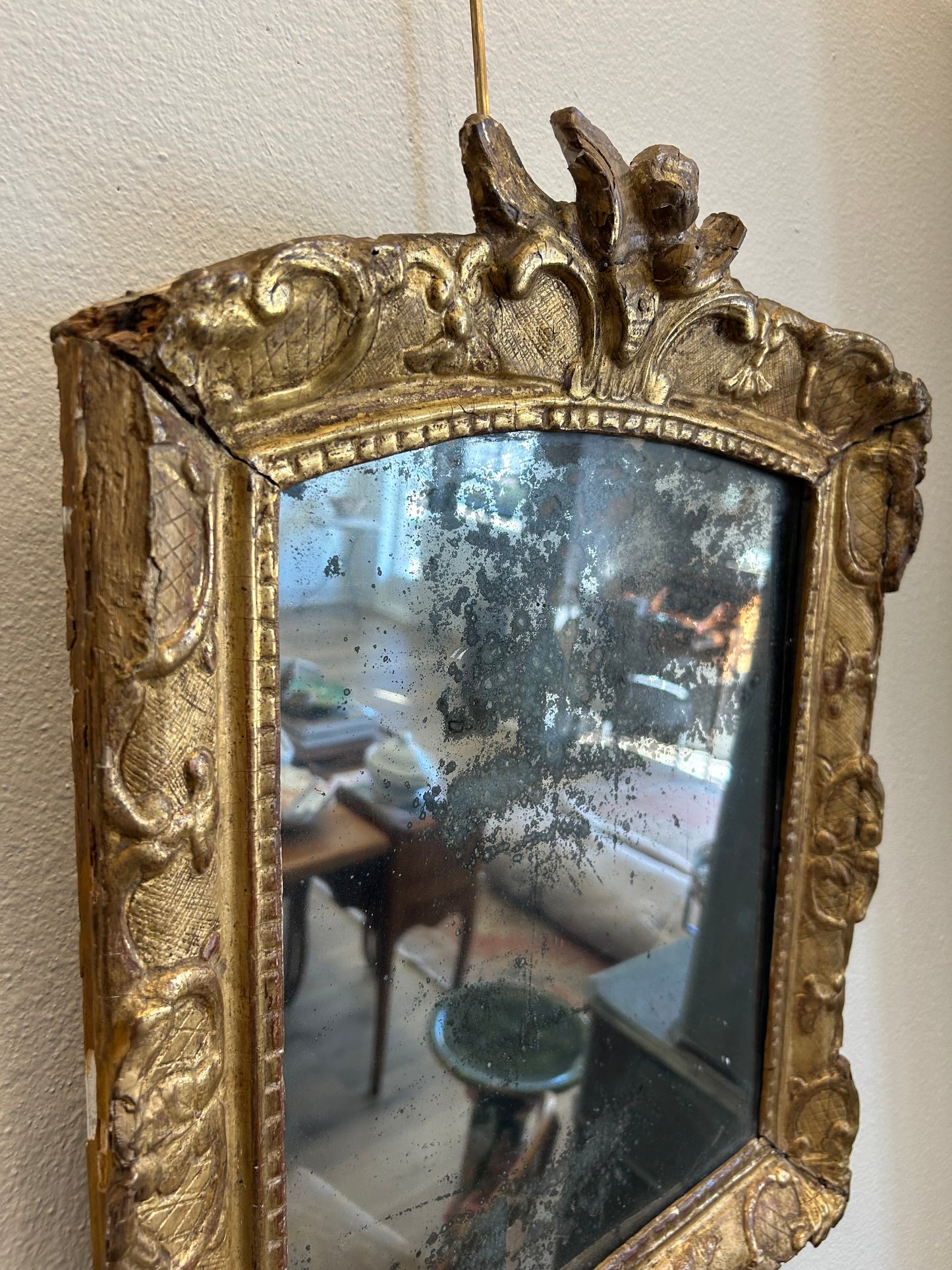 French Giltwood Mirror