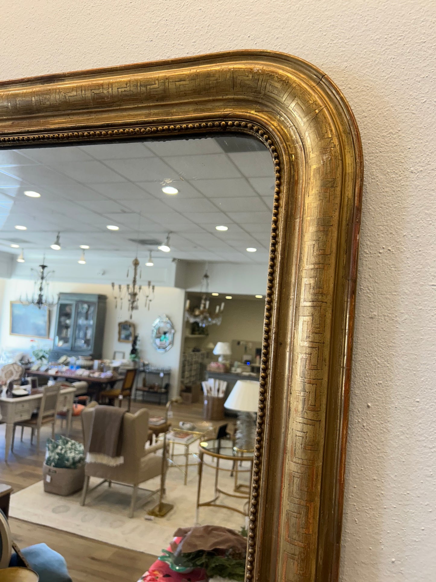 Louis Philippe Giltwood Mirror