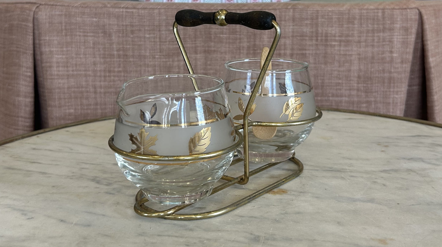 Vintage Sugar and Creamer Set