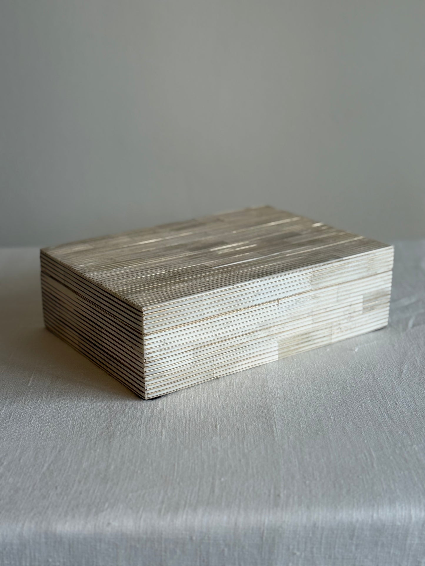 Hand Carved Bone Box