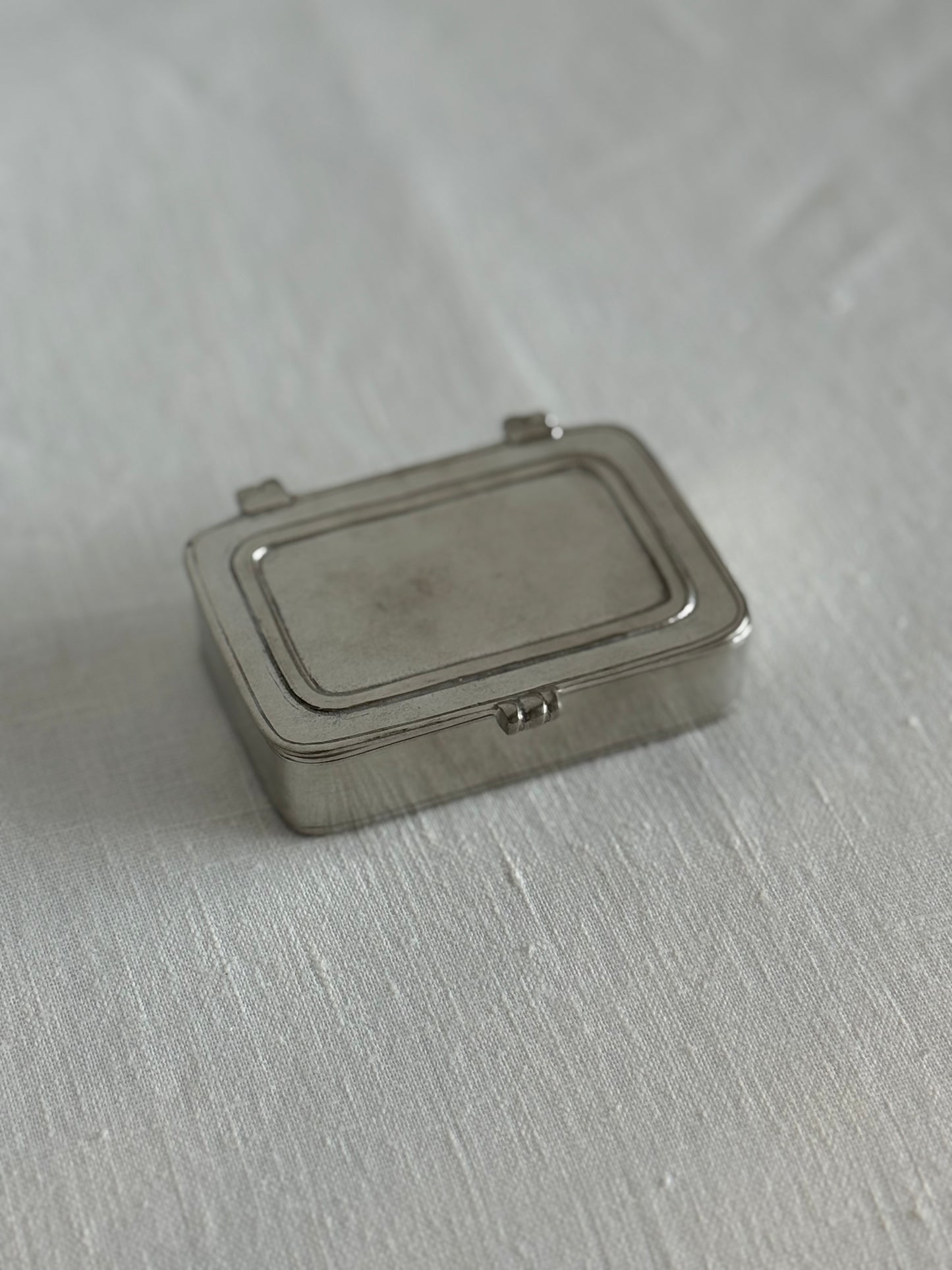 Pewter Lidded Box - Small