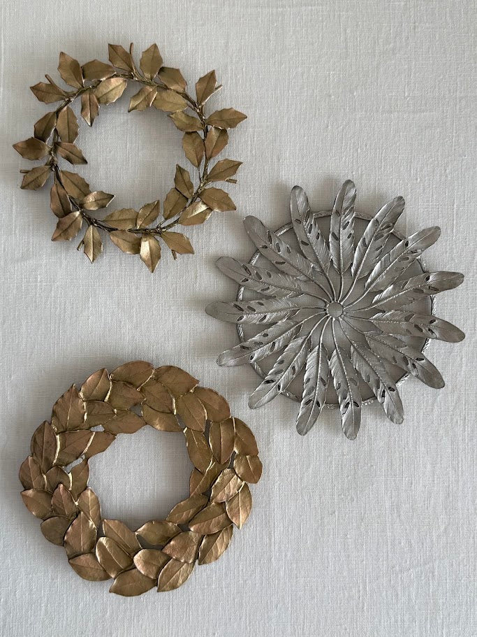 Bay Leaf Trivet - Gold