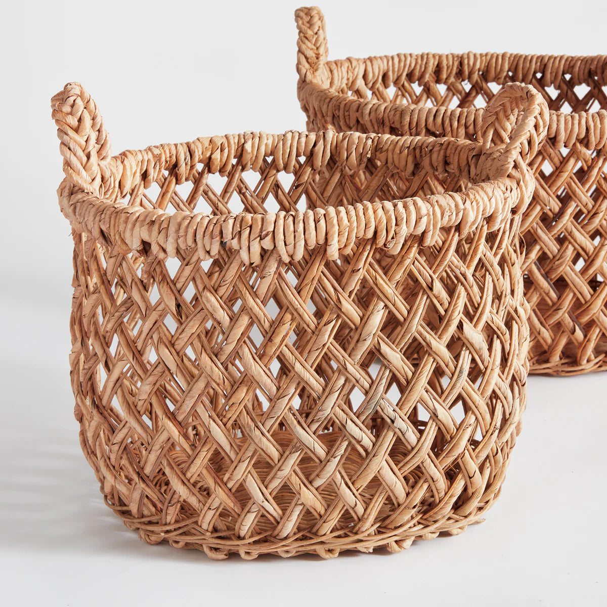 Woven Basket with Handles - Small