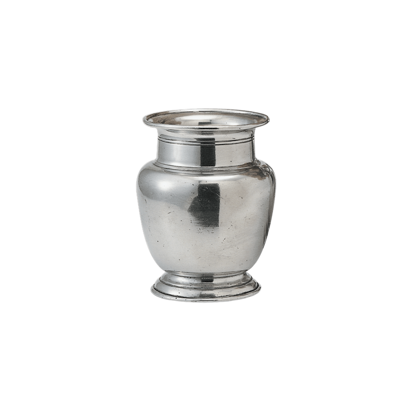 Pewter Rimmed Vase - Petite