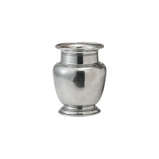 Pewter Rimmed Vase - Petite