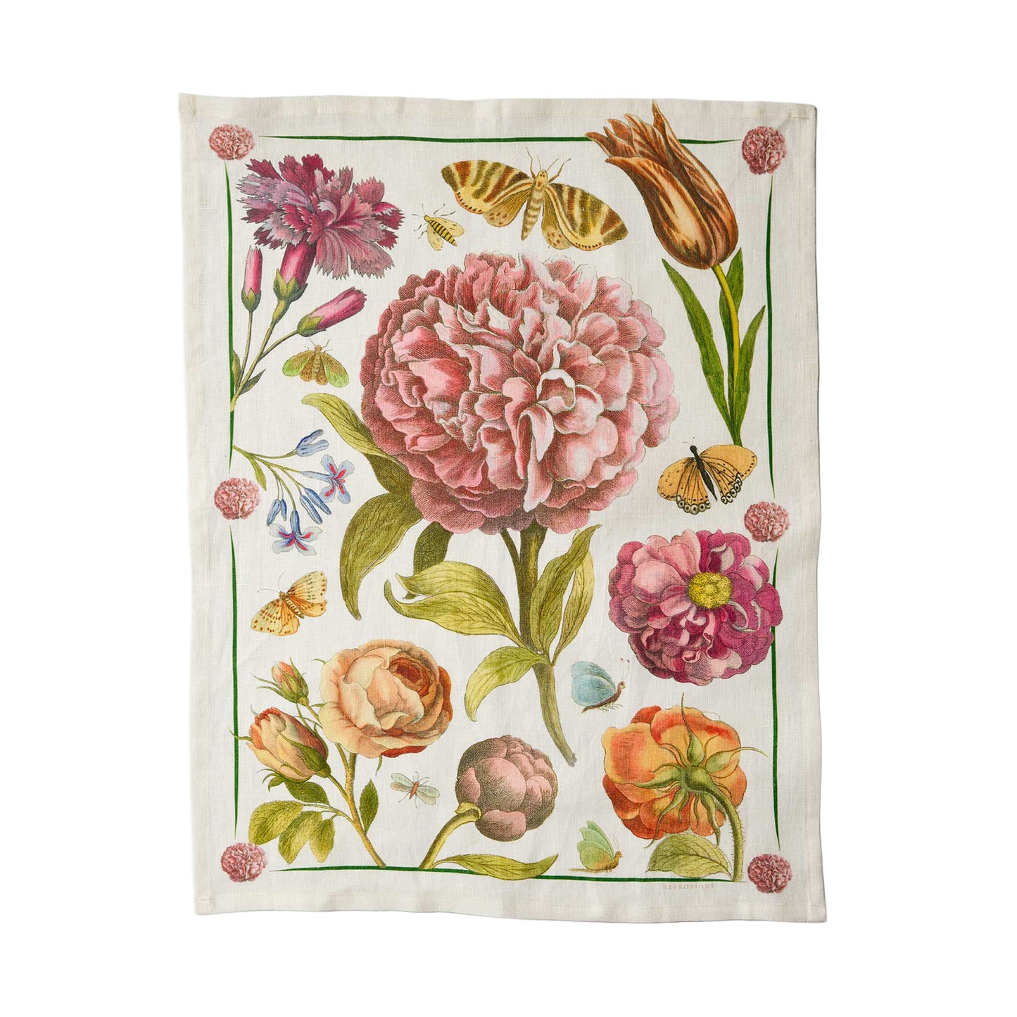 Peony Tea Towel
