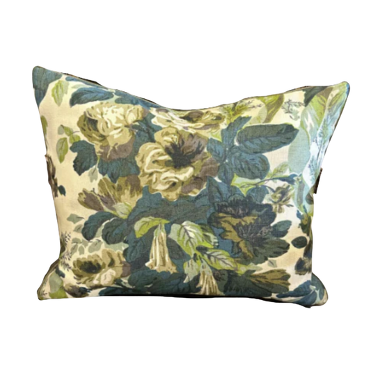 Pair of Willow Floral Lumbar Pillows
