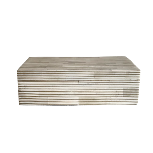 Hand Carved Bone Box