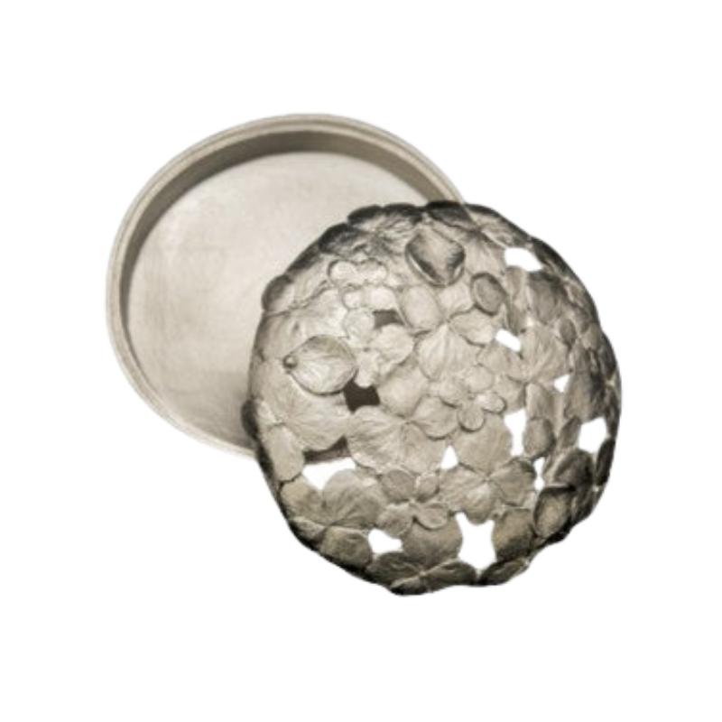 Hydrangea Box - Silver