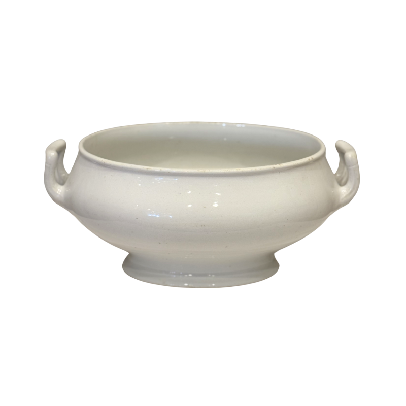 White Oval Ironstone Tureen