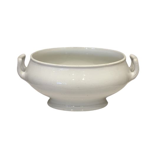 White Oval Ironstone Tureen