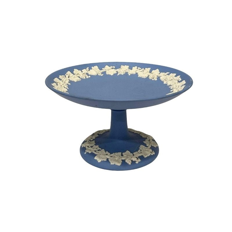 Vintage Wedgwood Jasperware Small Pedestal Candy Dish