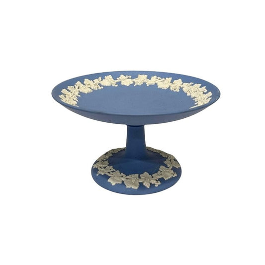 Vintage Wedgwood Jasperware Small Pedestal Candy Dish