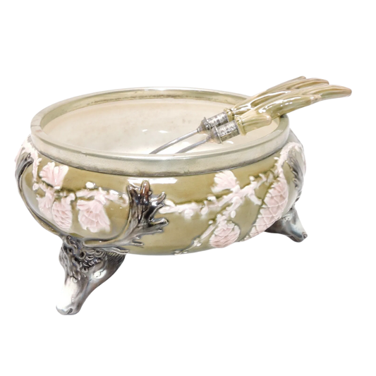 Wedgwood Argenta Majolica Salad Bowl