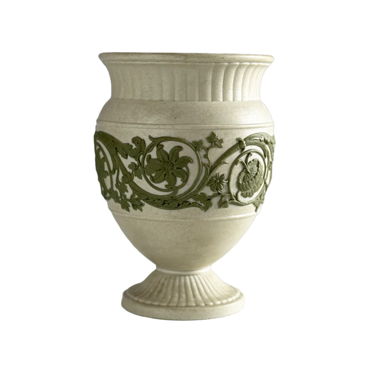 Wedgewood Small Cachepot - White/Green