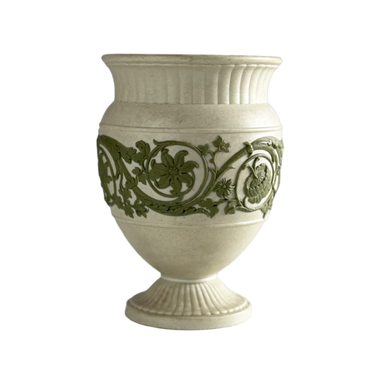 Wedgewood Small Cachepot - White/Green