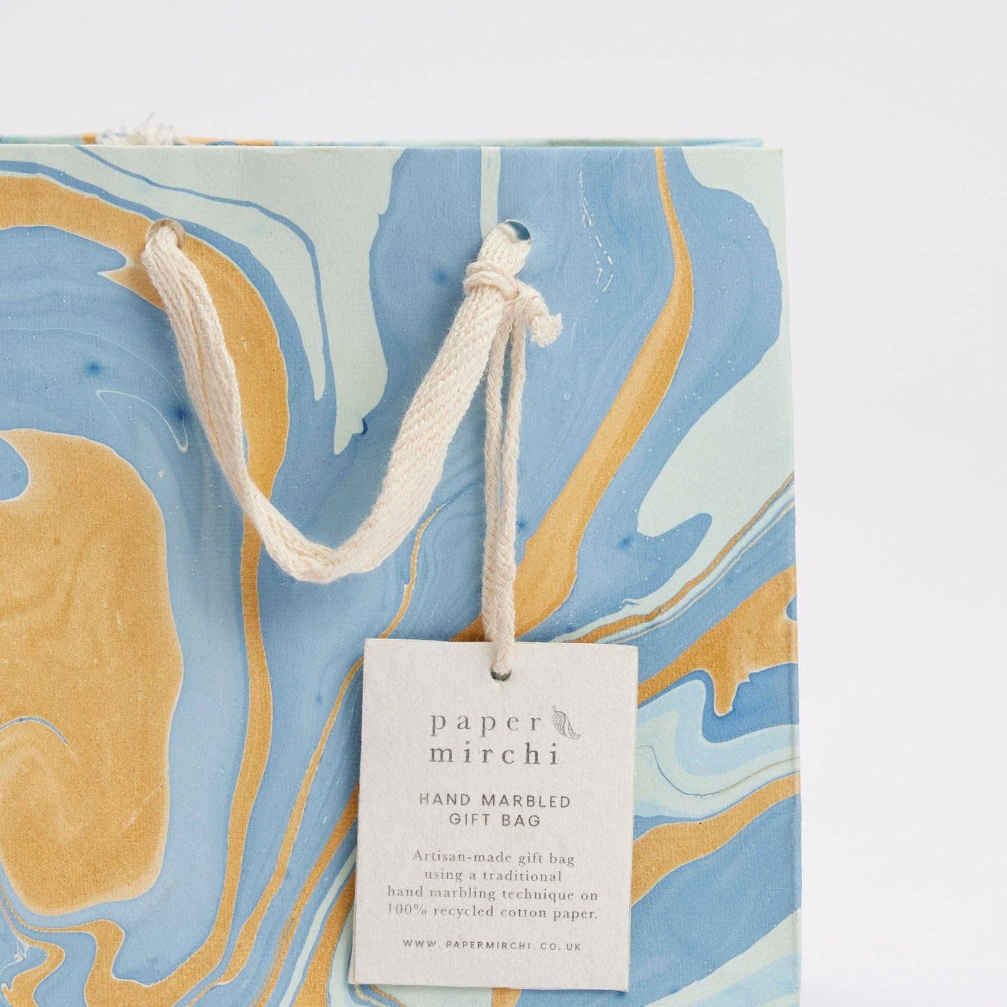 Hand Marbled Gift Bags (Small) - Celebration