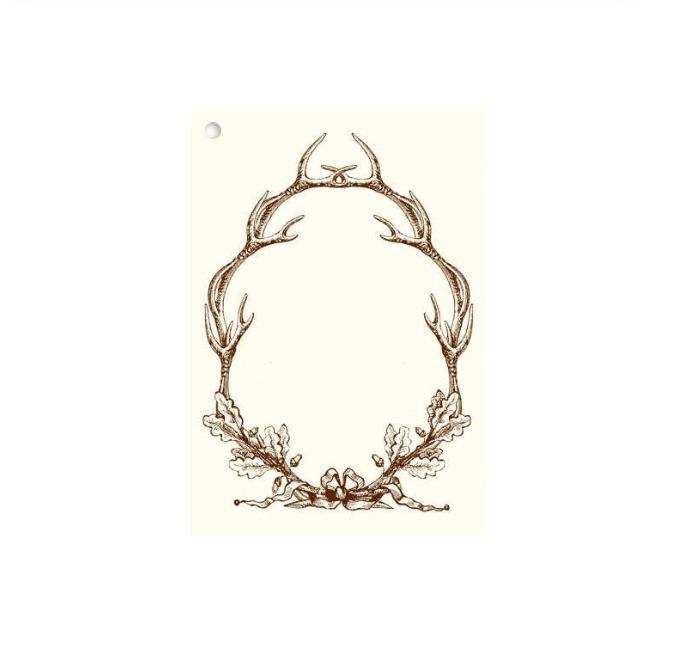 Antler Wreathe Gift Tags