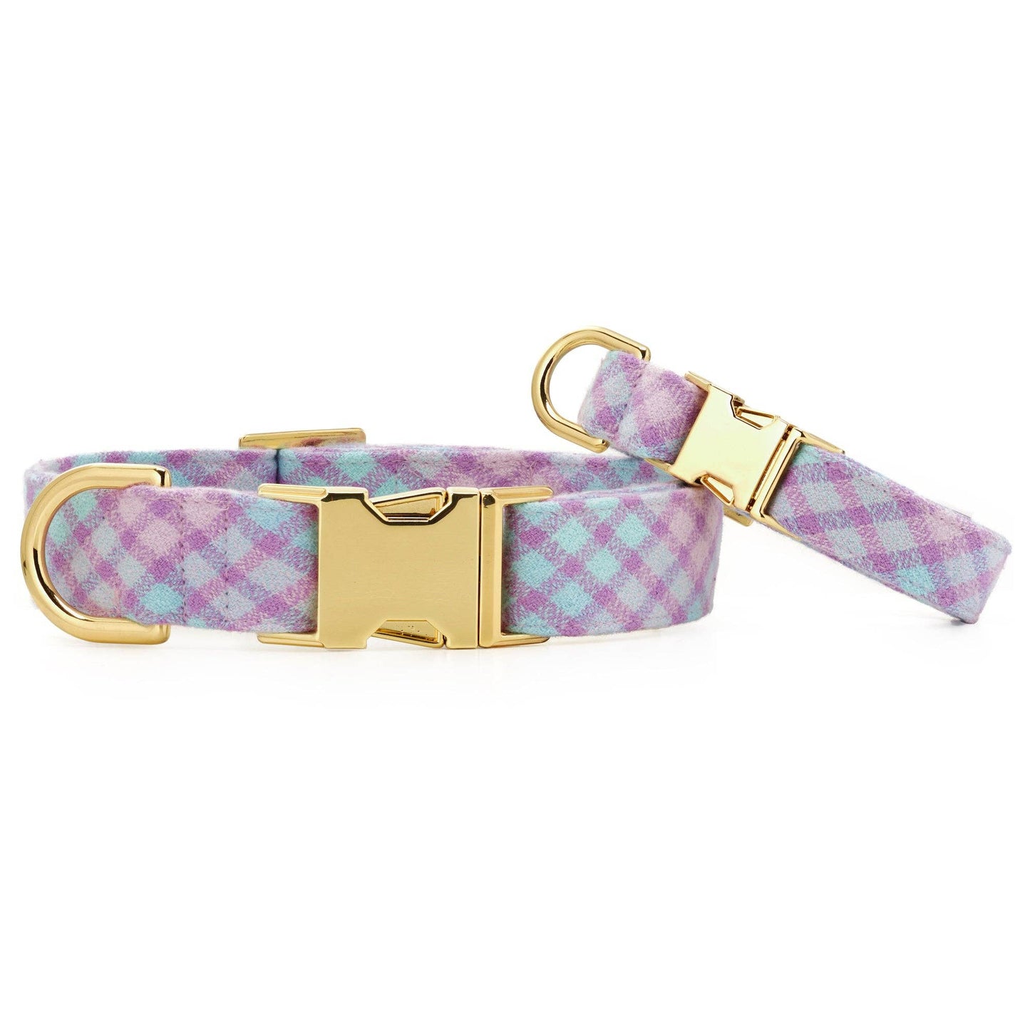 Sorbet Plaid Flannel Dog Collar - Medium