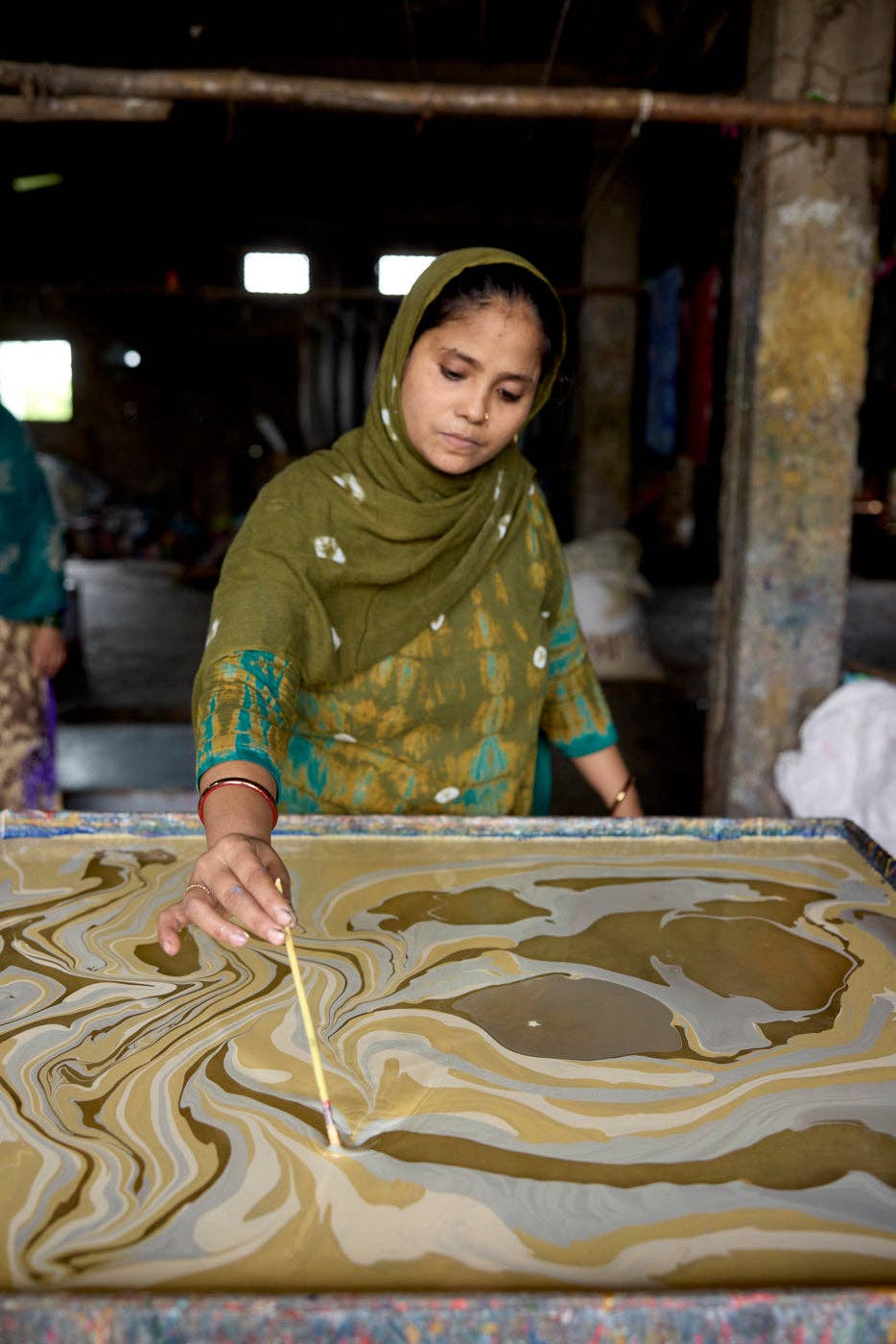 Hand Marbled Gift Bags (Small) - Celebration