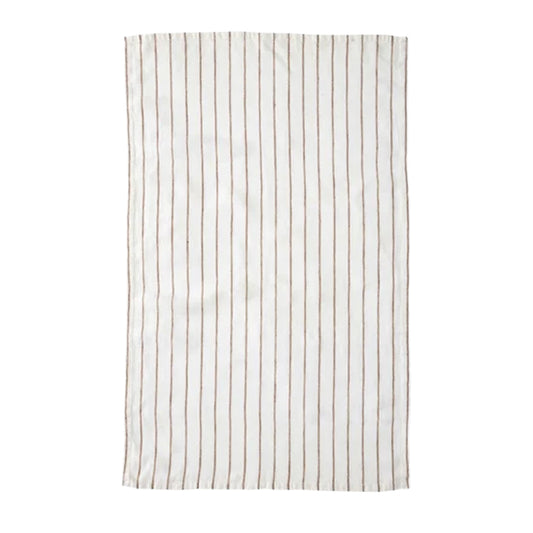 Belmont Stripe Linen Tea Towels - Set/2, Dune