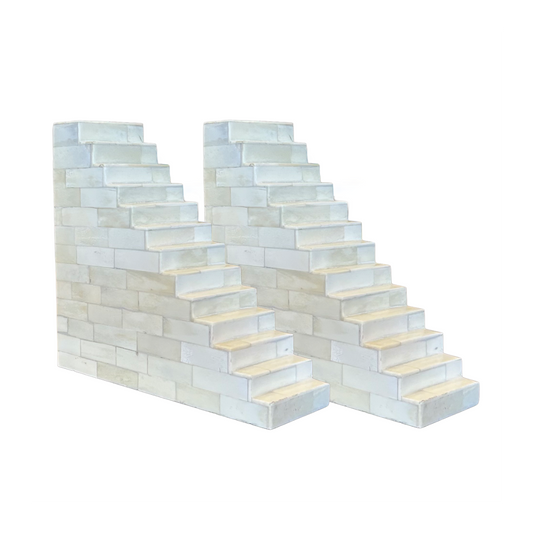 Frank Bone Staircase Bookends Set - Large