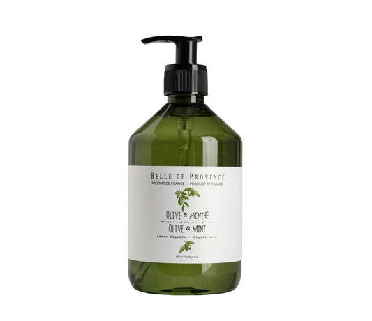 Belle De Provence | Liquid Soap: Olive & Mint / 500ML