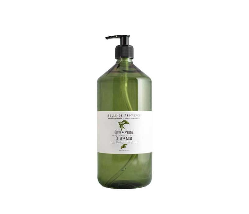 Belle De Provence | Liquid Soap: Olive & Cucumber-Basil / 500ML