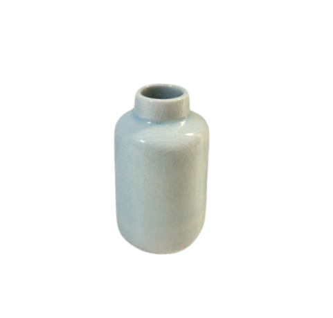 Celadon Crackle Bud Vase