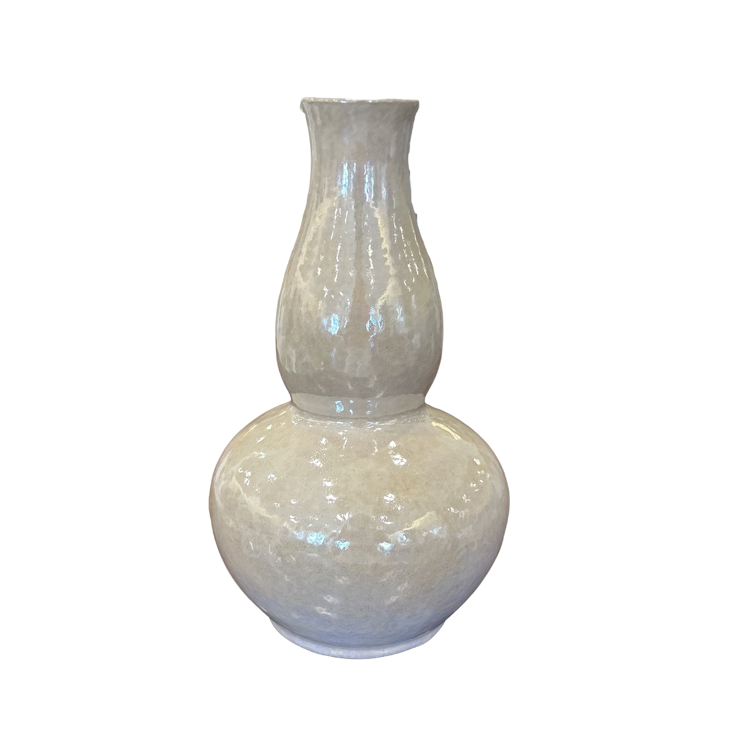 Celadon Beige Double Gourd Vase