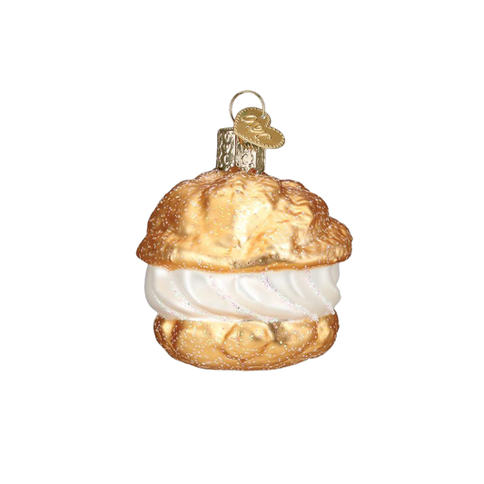 Cream Puff Ornament