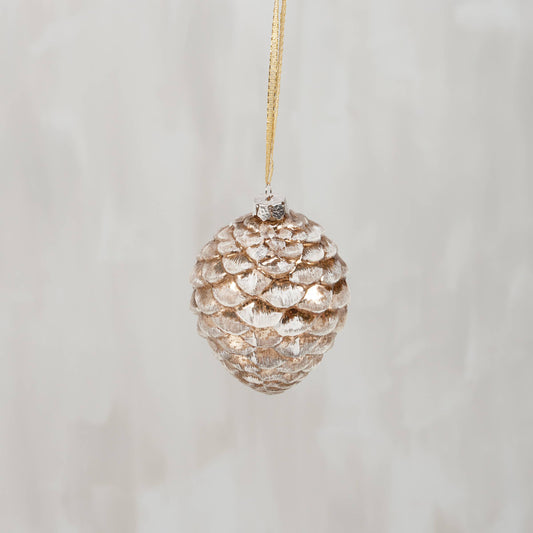 Snowy Pinecone Ornament