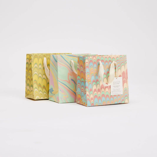 Hand Marbled Gift Bags (Small) - Bouquet