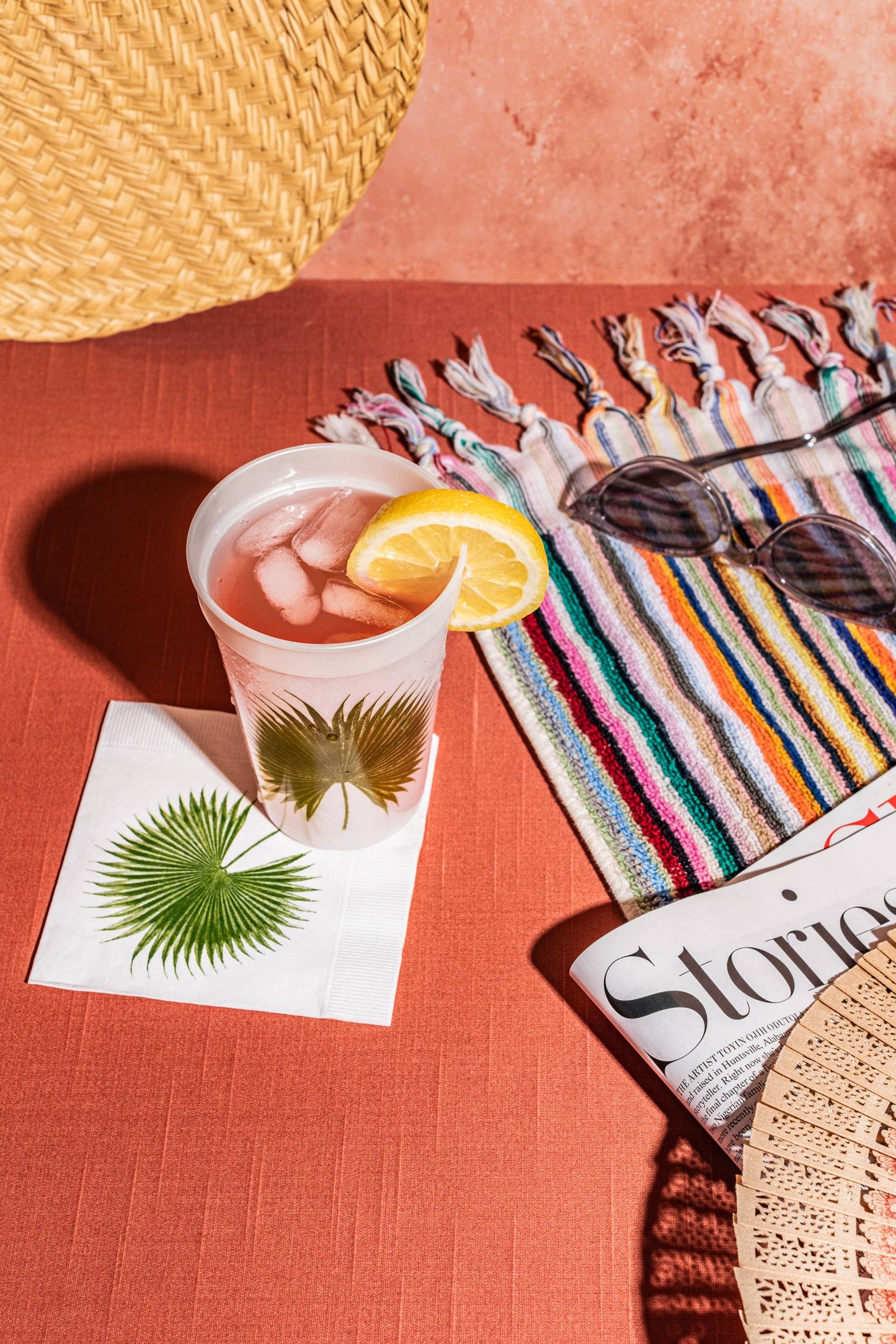 Palm Beverage Napkins