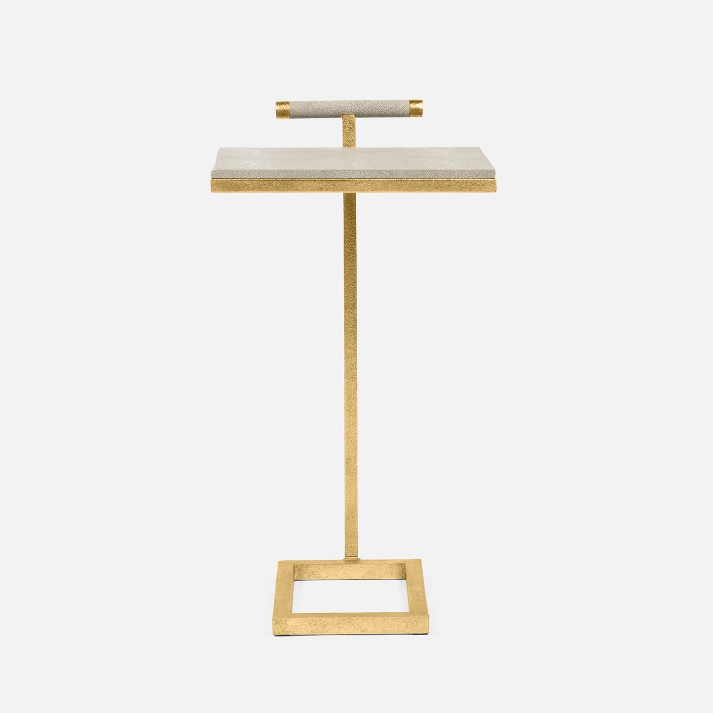 Shagreen and Gold Laptop Table