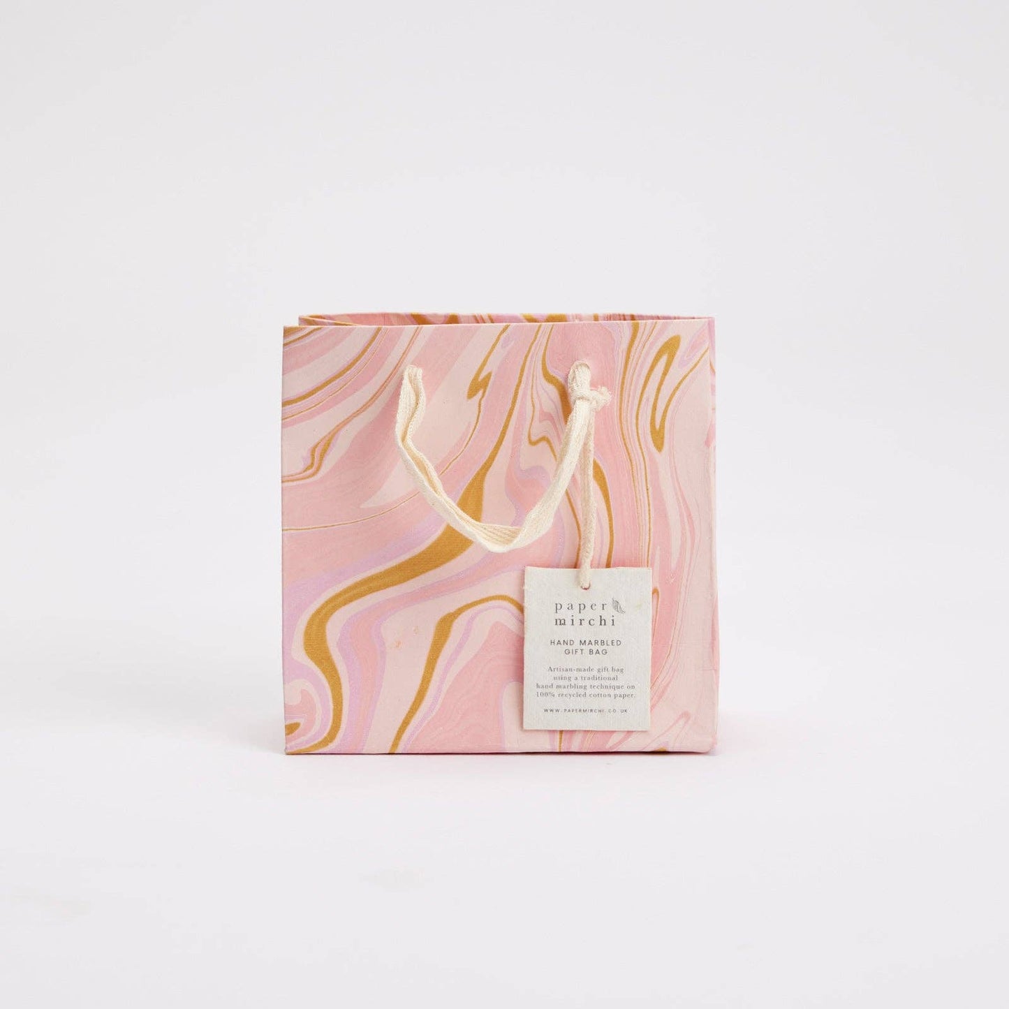 Hand Marbled Gift Bags (Small) - Celebration