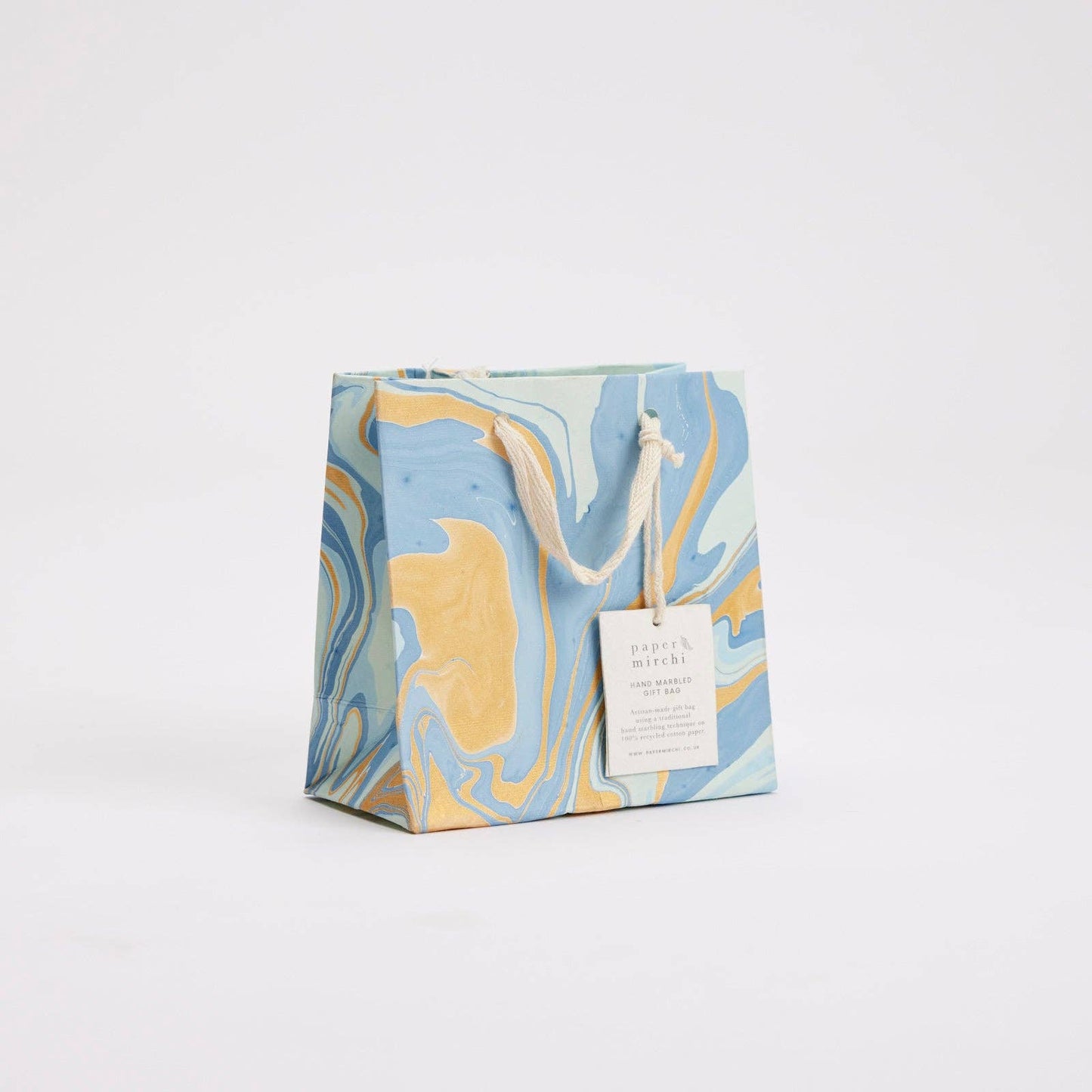 Hand Marbled Gift Bags (Small) - Celebration