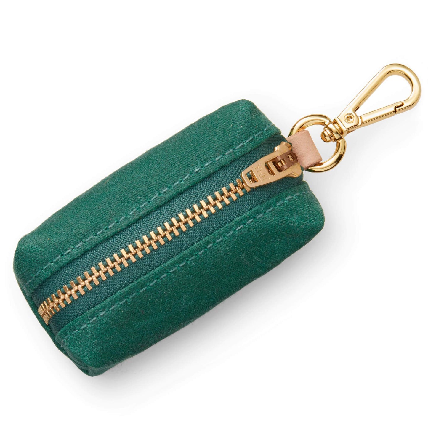 Waxed Canvas Bag Dispenser - Evergreen