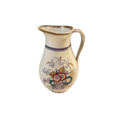 Floral Porcelain Pitcher