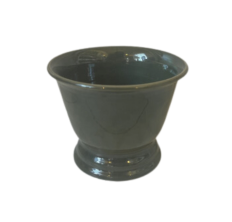 Green Glazed Footed Pot