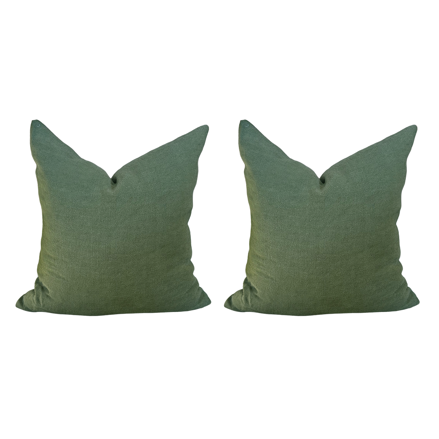 Pair of Forest Linen Pillows