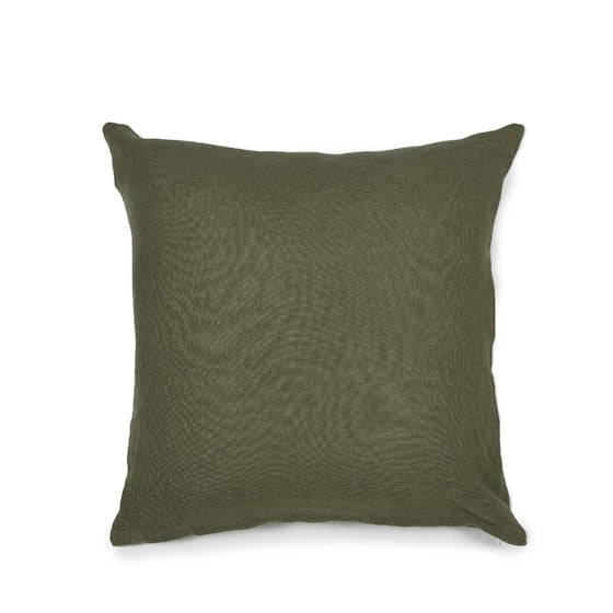 Forest Linen Pillow Cover