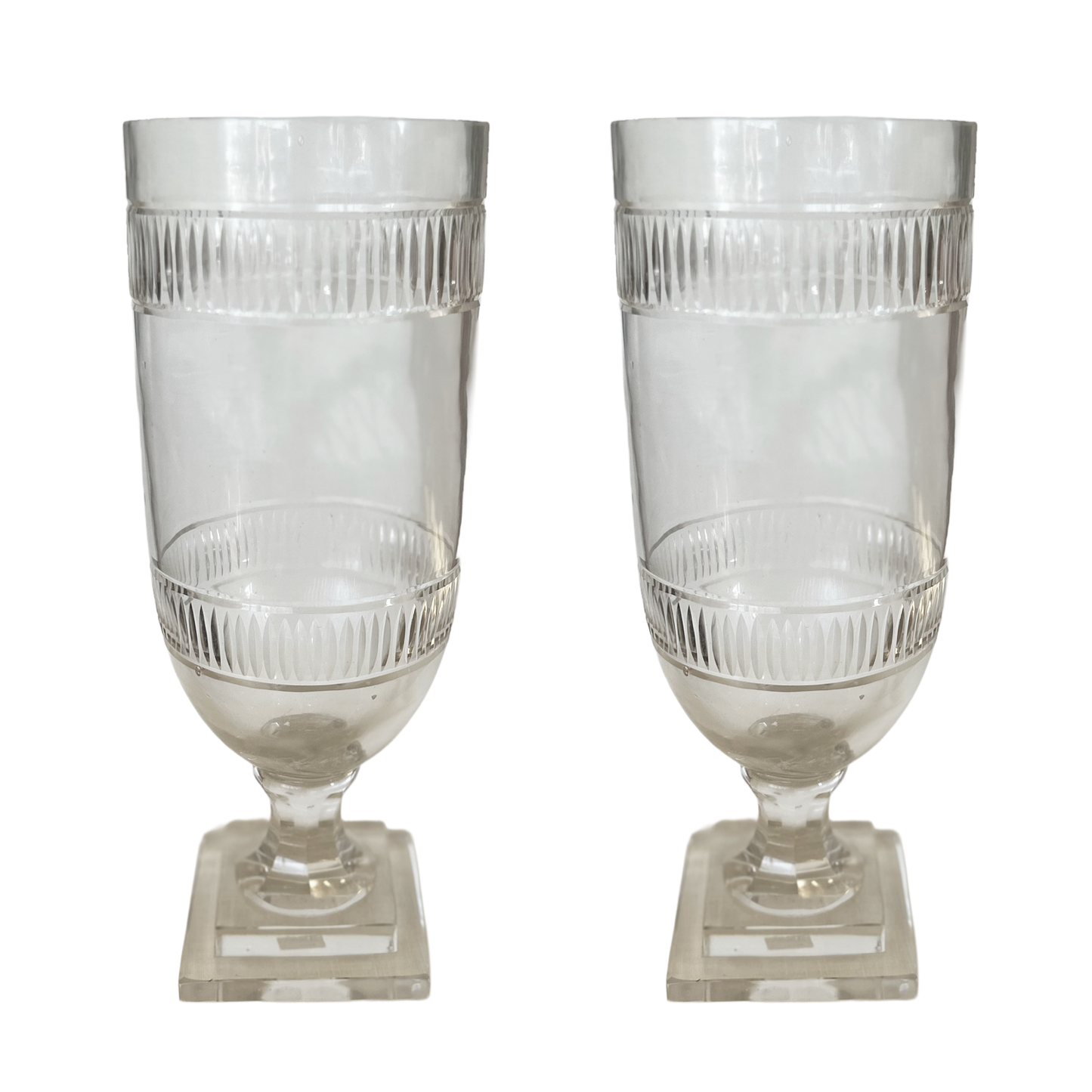 Two-Line Tiffany Cut Hurricanes - Set/2