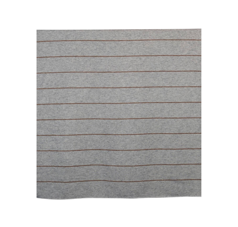 Luca Structured Stripes Throw - Grey/Navy