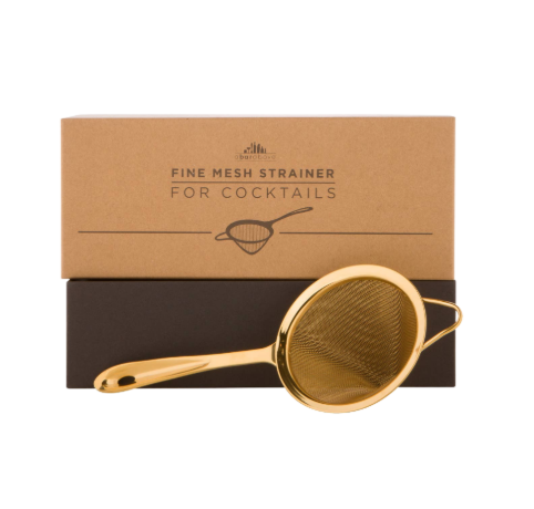 Fine Mesh Strainer - Gold