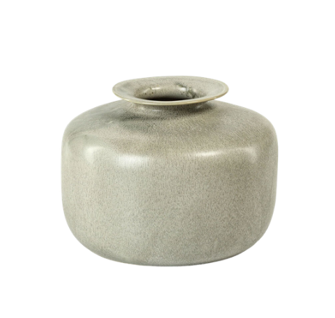 Stoneware Squat Vase