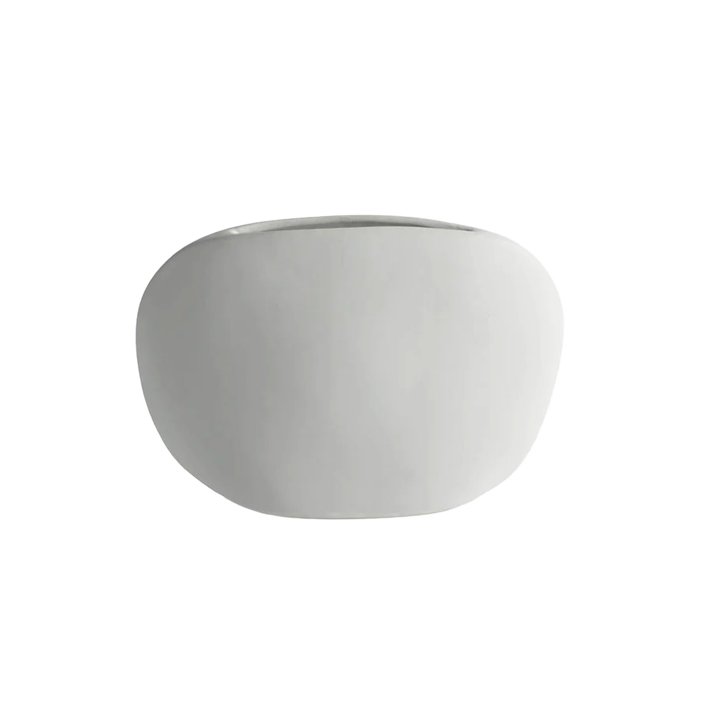 White Organic Narrow Vase