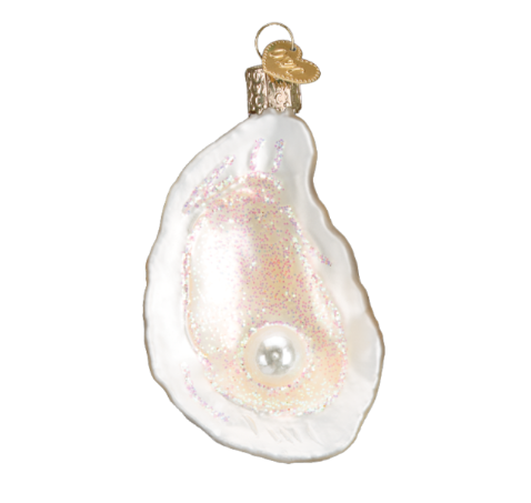 Oyster With Pearl Ornament